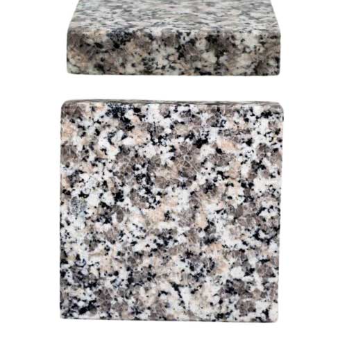 Musterstück Treppenstufe Granit Rosa Beta