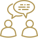 Symbol persönliche Beratung