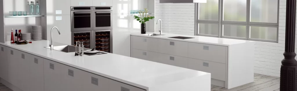 Compac Absolute Blanc bordplade