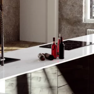 Anwendungsbeispiel mit Compac Carrara, weiß