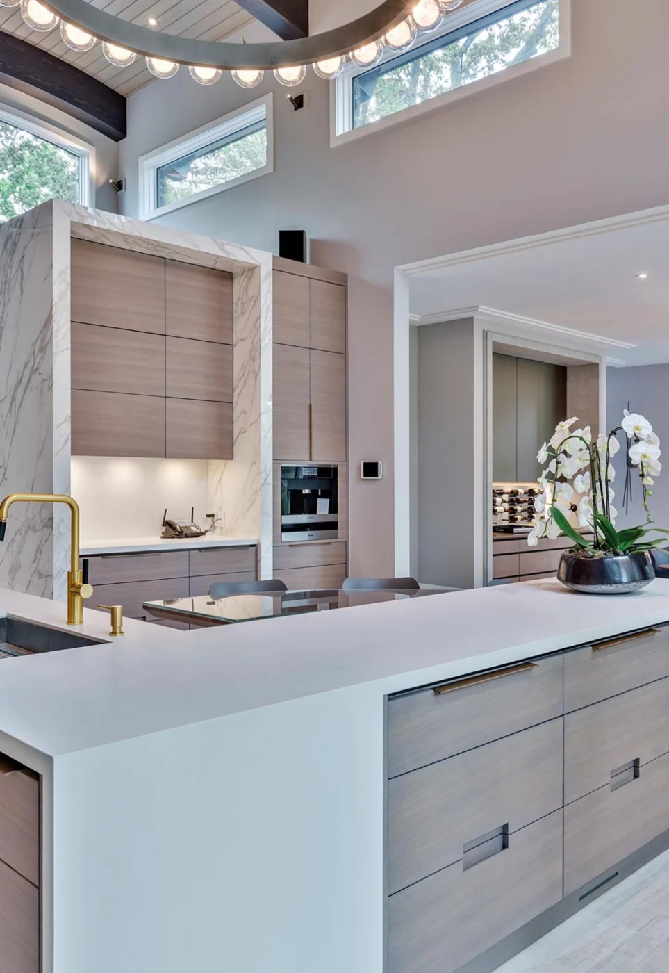 Neolith Arctic White Keramik-Arbeitsplatte, kühles Weiß