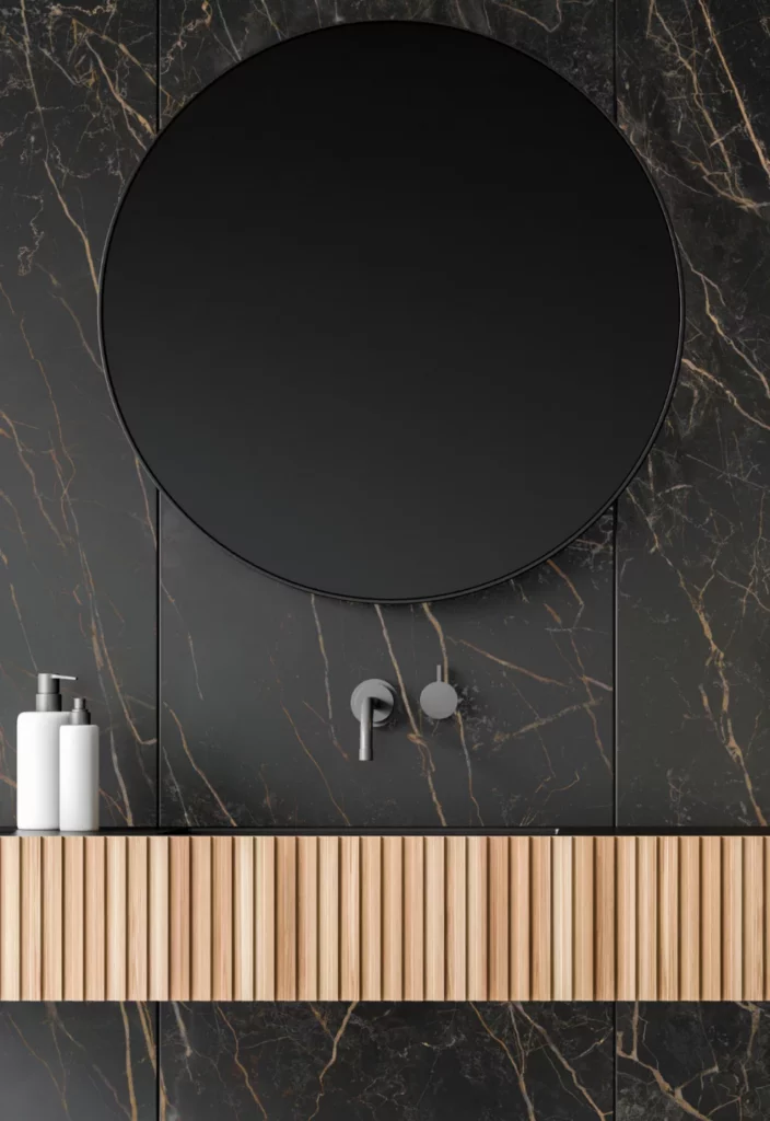 Neolith Black Obsession bordplade
