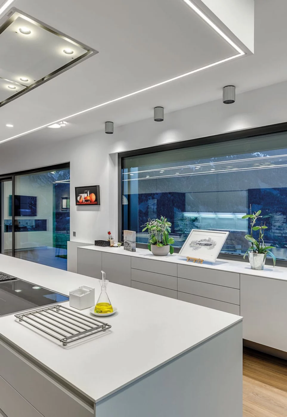 Neolith Just White Keramik-Arbeitsplatte, mattes Reinweiß