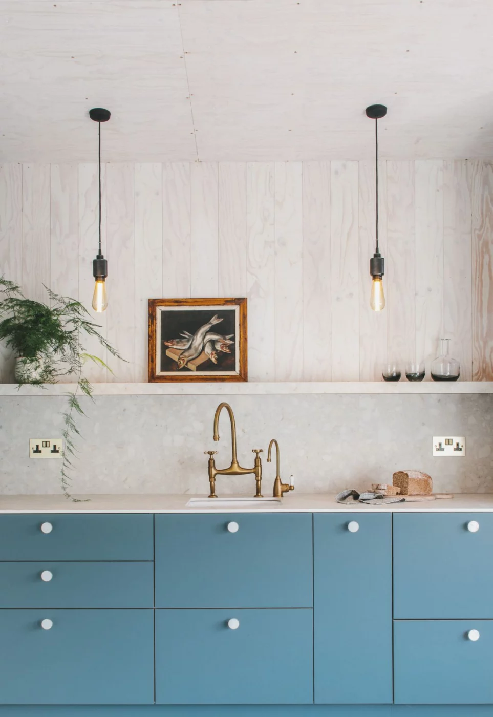 Neolith Retrostone, Anwendungsbeispiel mit Keramik hell
