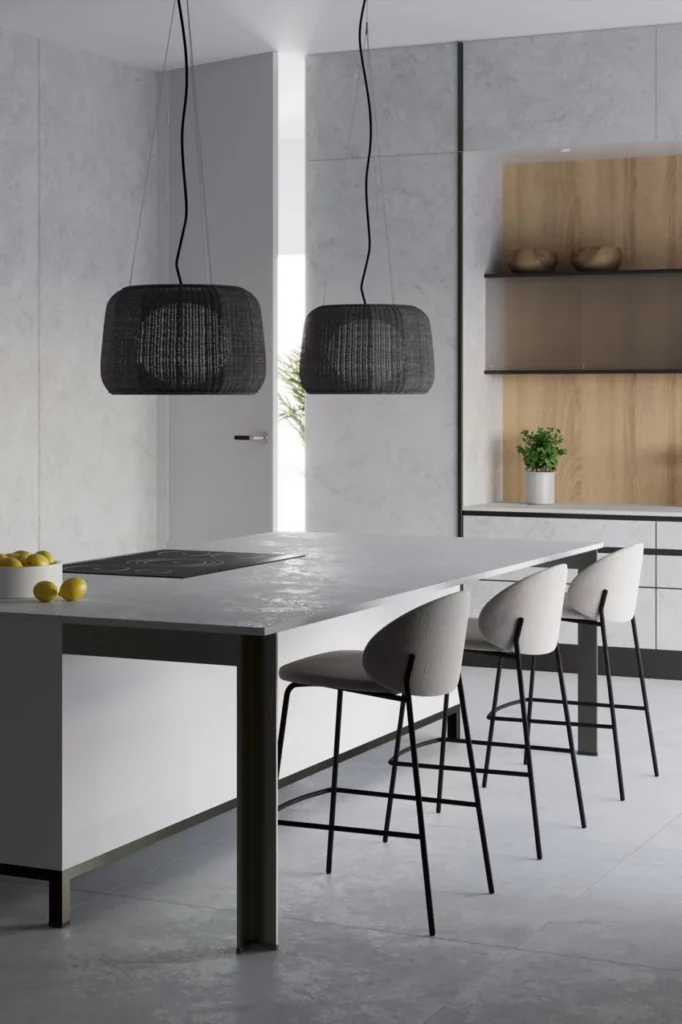 Neolith WhiteSands bordplade