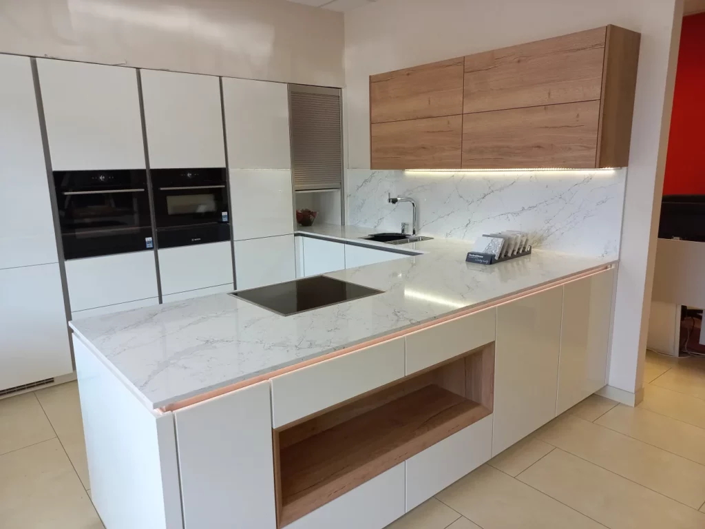 Technistone Calacatta Olympos bordplade
